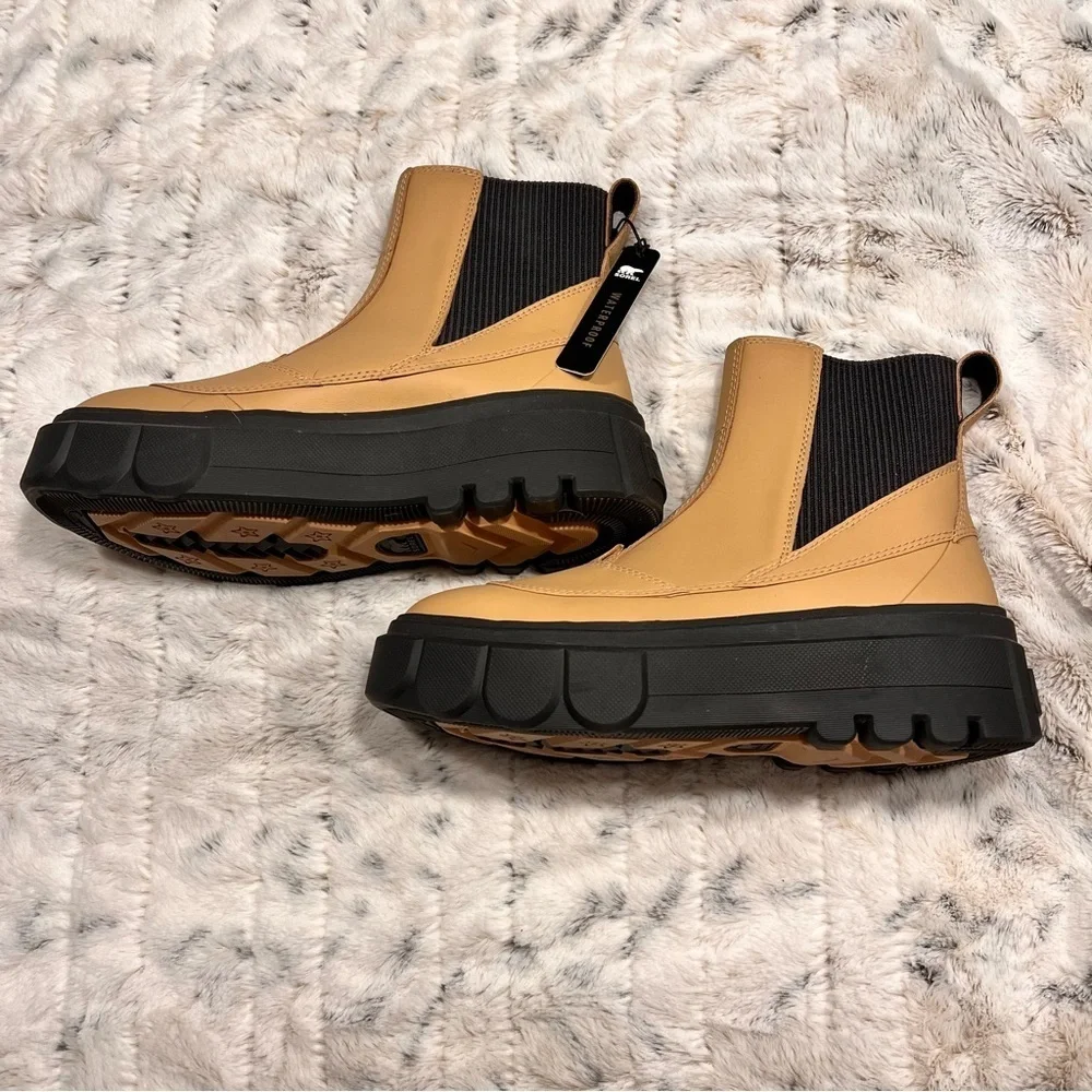 NWOB Sorel Caribou X Waterproof Chelsea Boots Sz-8